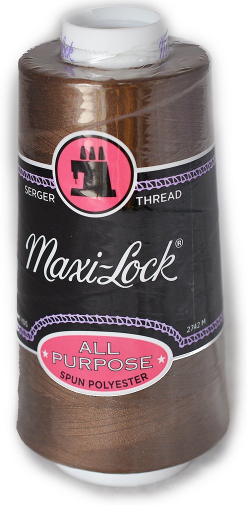 Amazon.com: Maxi Lock All Purpose Thread Brown 3000 YD Cone MLT-013